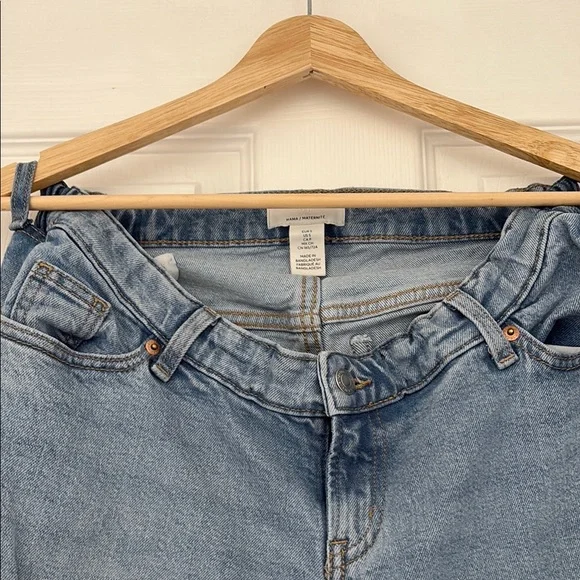H&M Blue Straight Leg Maternity Jeans - Picture 3 of 6